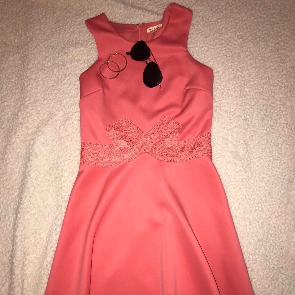 Peach dress